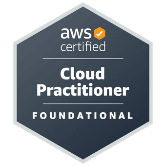 AWS Certified Cloud Practitioner badge